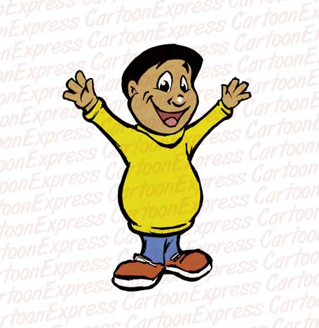 black boy exclaiming